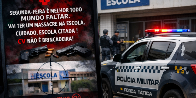 Polícia investiga ameaça de massacre em escola cívico-militar em Rondonópolis