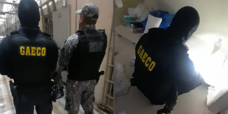 Gaeco cumpre mandado na PCE contra facção criminosa