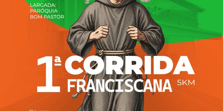 1ª Corrida Franciscana abre inscrições em Rondonópolis com percurso de 5 km e premiação em dinheiro