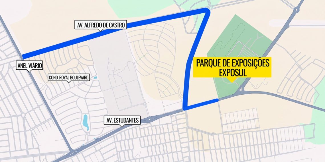 Mobilidade na 52ª Exposul: Prefeitura libera corredor exclusivo para táxis, aplicativos e mototaxistas